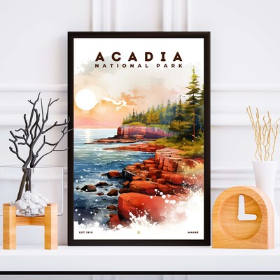 Acadia National Park Poster, Travel Art, Office Poster, Home Decor | S8 - image5